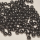 3mm slotted tungsten beads natural